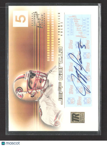2002 Topps Reserve Jeff Garcia #RA-JG
