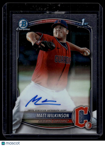2025 Bowman Matt Wilkinson #CPA-MW Chrome Prospect Autographs AU