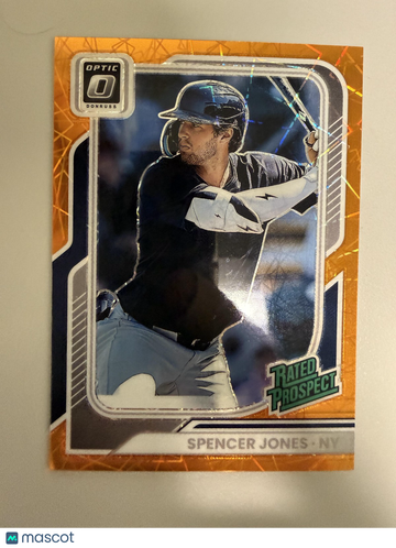 2026 Donruss Spencer Jones #178 Optic Orange Velocity