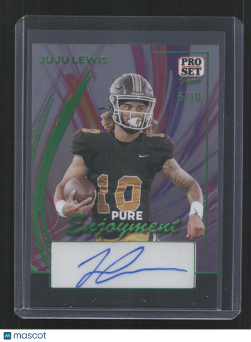 2024 PRO SET PURE JUJU LEWIS #PE-JL1 HOLO AUTO /10 SN,AU,/10