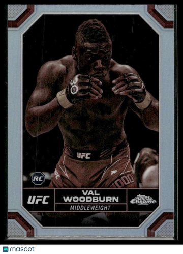2024 Topps Chrome UFC Val Woodburn #193 RC