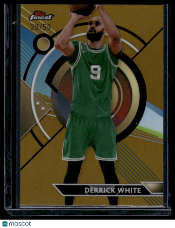 2023-24 Finest Derrick White #4 Gold Refractors SN