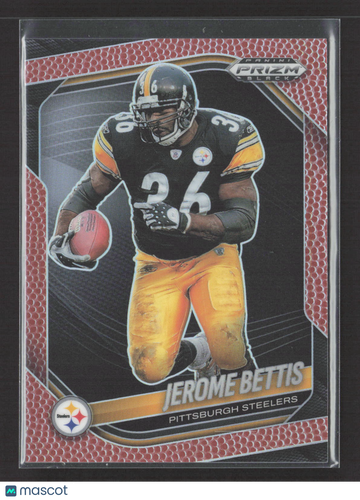 2026 Panini Prizm Black Jerome Bettis #121 Red 172/225