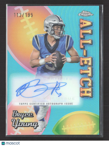 2024 Topps Chrome All-Etch Bryce Young #AEA-BY /199