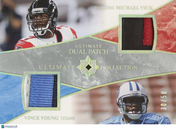 2006 Michael Vick Vince Young Patch