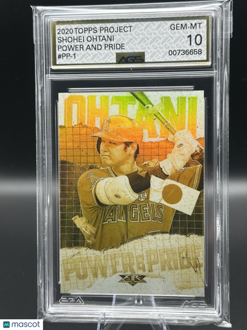 2020 Topps Fire Power and Pride Shohei Ohtani #PP-1 AGS 10
