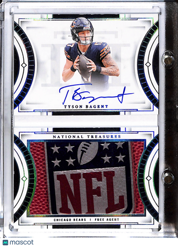 2023 Panini National Tyson Bagent #RJS-TBT 01/60 NFL Shield Patch Auto
