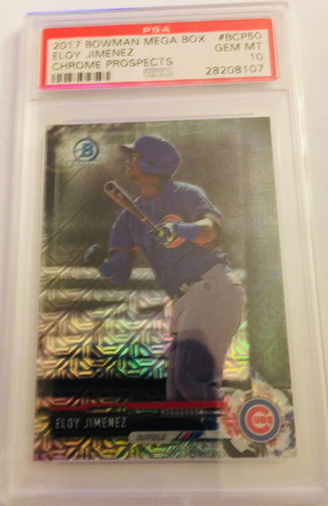 Eloy Jimenez 2017 Bowman Mega Box PSA 10