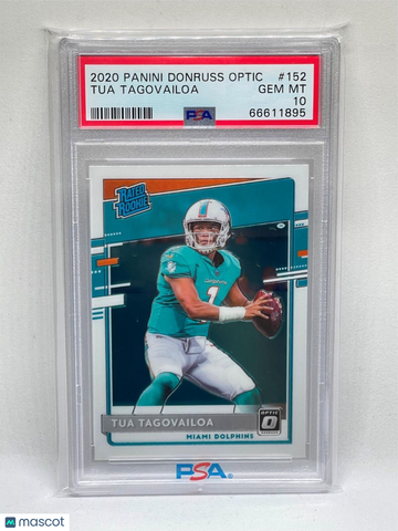 2020 Panini Donruss Optic Tua Tagovailoa #152 PSA 10