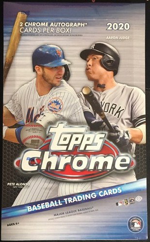 2020 Topps Chrome Baseball Hobby Box