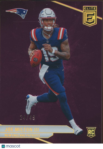 2024 Joe Milton Joe Milton III #115 Purple Rookie Panini Authentic