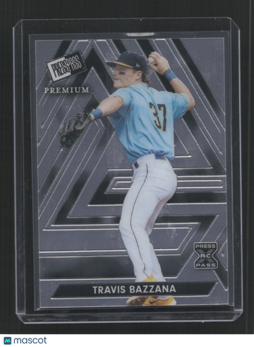 2024 Press Pass TRAVIS BAZZANA #101 #101 TRAVIS BAZZANA SILVER RC /199 SN