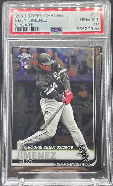 2019 Topps Chrome Eloy Jimenez RC PSA 10