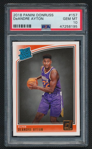 2018 Donruss DeAndre Ayton PSA 10