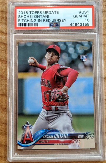 2018 Topps Update US1 Shohei Ohtani RC Rookie