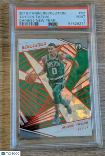 2018 Panini Revolution Jayson Tatum #52 Chinese New Year PSA 9