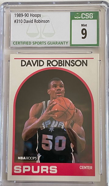 1989-90 David Robinson Hoops RC CSG 9