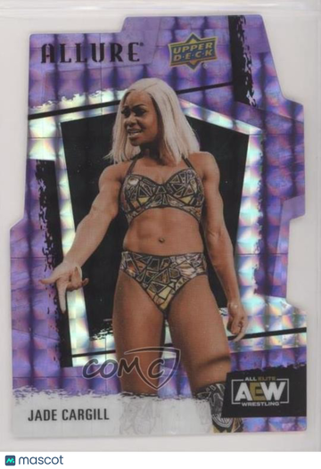 2022 Upper Deck Allure AEW - [Base] - Purple Diamond Jade Cargill #3 Purple Diamond 08/10