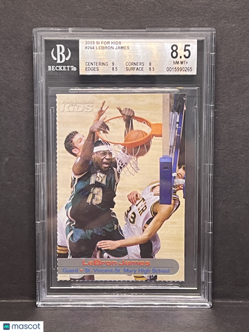 2003 Sports Illustrated For Kids LeBron James Bk #264 BGS 8.5