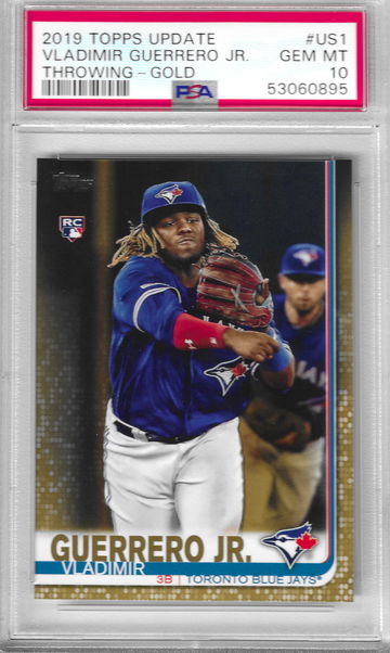 2019 Topps Update Vladimir Guerrero Jr #US1 GOLD PSA 10