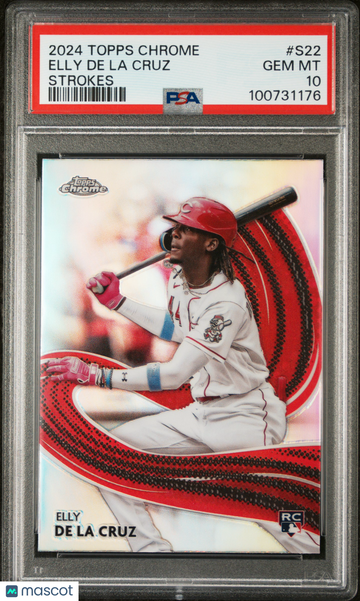 2024 Topps Chrome Strokes Elly De La Cruz #S22 PSA 10