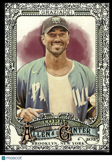 2025 Topps Allen & Ginter Joey Graziadei #259 Foil Filagree