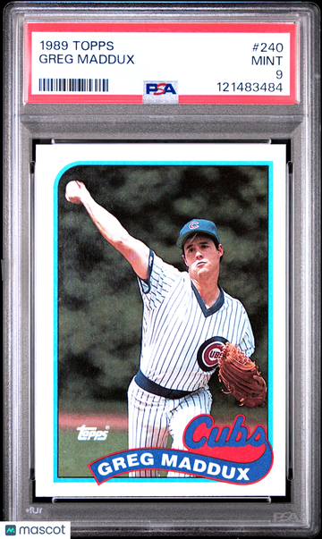 1989 Topps Greg Maddux #240 PSA 9