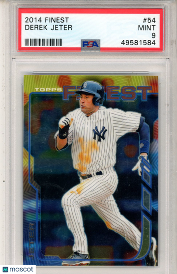 2014 Finest Derek Jeter #54 PSA 9
