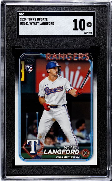 2024 Topps Update #US341 Wyatt Langford SGC 10