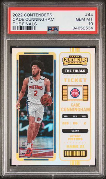 2022 Contenders | Cade Cunningham | the Finals | #44 | PSA 10