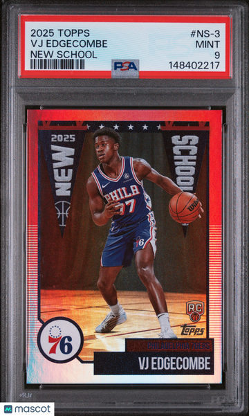 2025 Topps New School VJ Edgecombe #NS-3 PSA 9