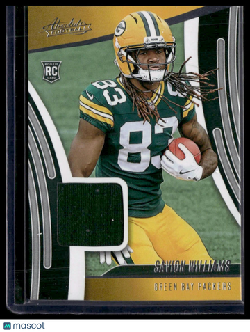 2025 Panini Absolute Football Savion Williams #ARM-SWS RC Patch