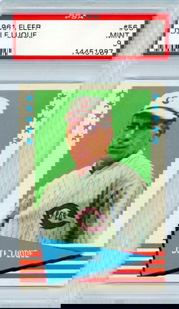 1961 Fleer Dolf Luque #56 PSA 9 P1269