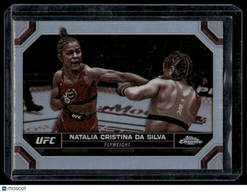 2024 Topps Chrome UFC Natalia Cristina da Silva #146 Sepia Refractor