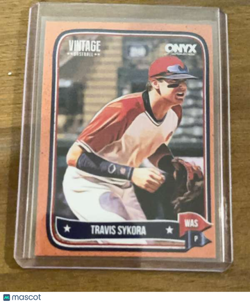 2024 Onyx Vintage - Orange Bordered Travis Syroka #OVTRSY