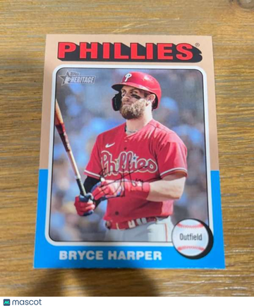 2024 Topps Heritage Bryce Harper #405