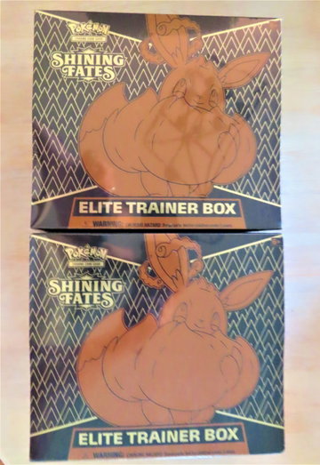 2x Pokemon Shining Fates Elite Trainer Box (ETB) - Factory Sealed