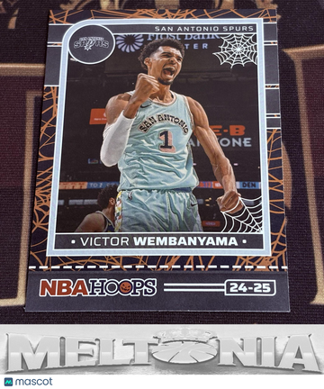 2024-25 Hoops Haunted Hoops Victor Wembanyama #70 Holo Webs