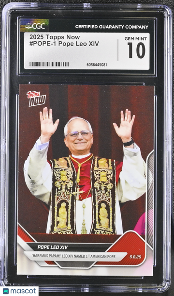 2025 Topps Now #POPE-1 CGC 10