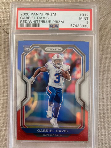 2020 Gabriel Davis RWB PSA 9 RC