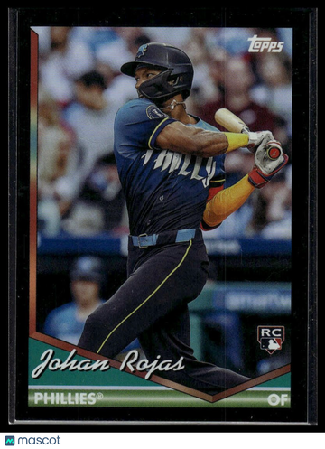 2024 Topps Archives Johan Rojas #249 Black Foilboard