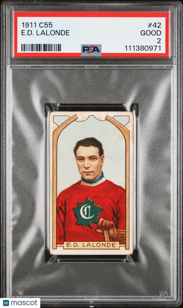 1911 C55 E. D. Lalonde #42 PSA 2