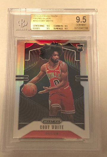 Coby White Prizm Silver True Gem