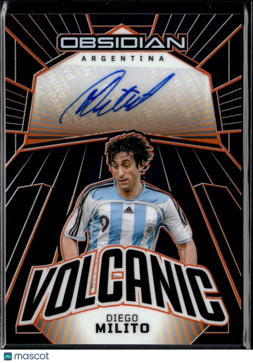 2024 Panini Obsidian Volcanic Diego Milito #VS-DM /99