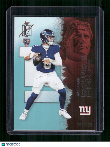 2025 Topps Signature Class Jaxson Dart #106 /225 Rookie