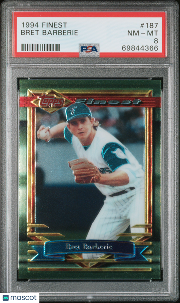 1994 Finest Bret Barberie #187 PSA 8