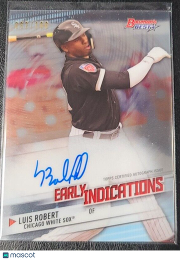 2018 Bowman's Best Luis Robert #EIA-LR Insert Bowman