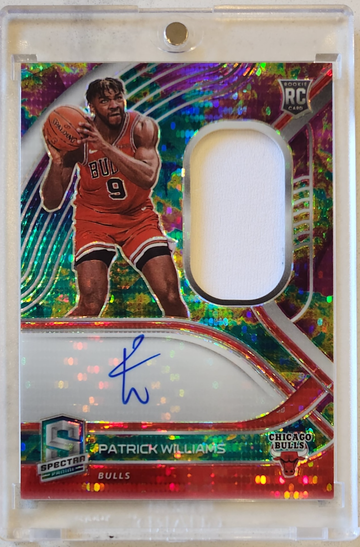 2020-21 Spectra Patrick Williams RC RPA Rookie Jersey Auto Celestial Prizm /99