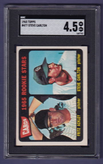 1965 Topps #477 Cards RS Steve Carlton SGC 4.5