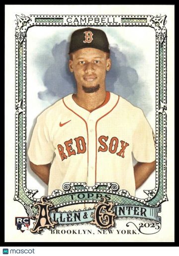 2025 Topps Allen & Ginter Kristian Campbell #89 RC